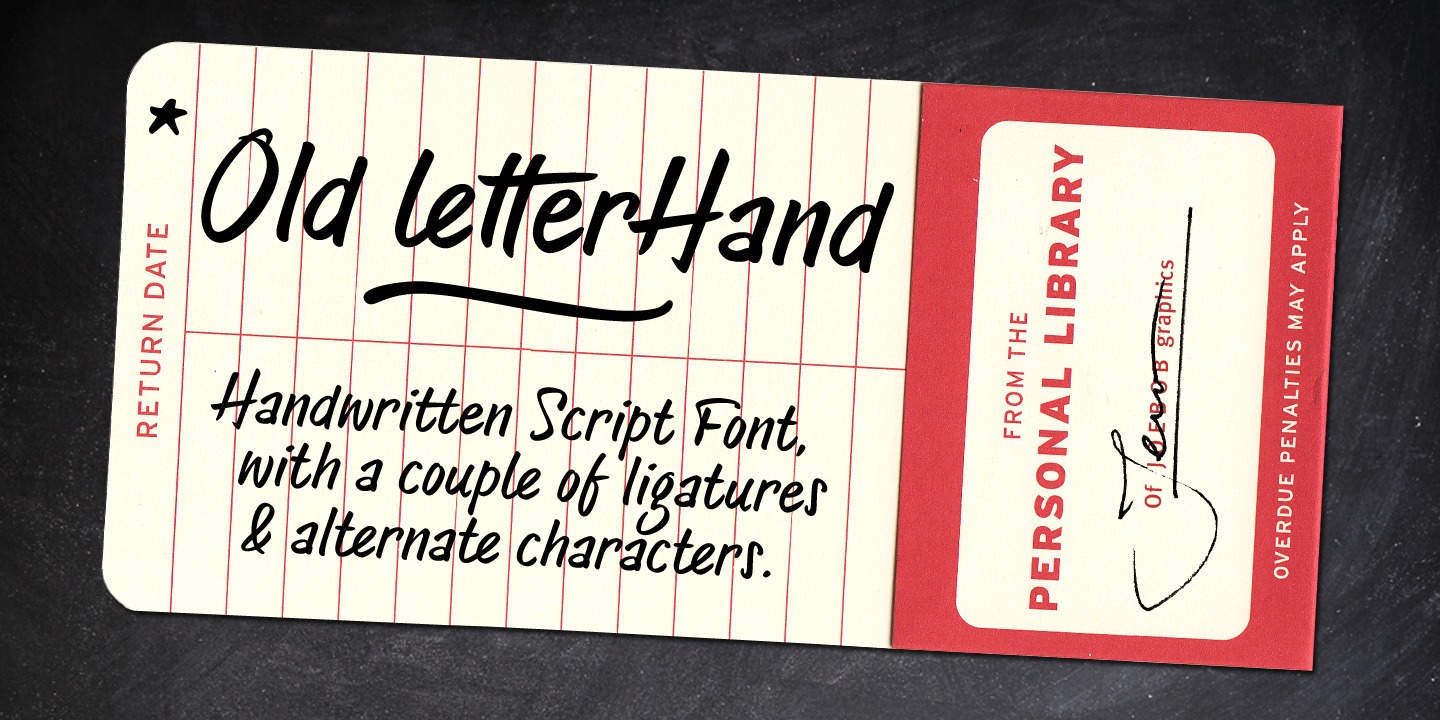 Font Old Letterhand